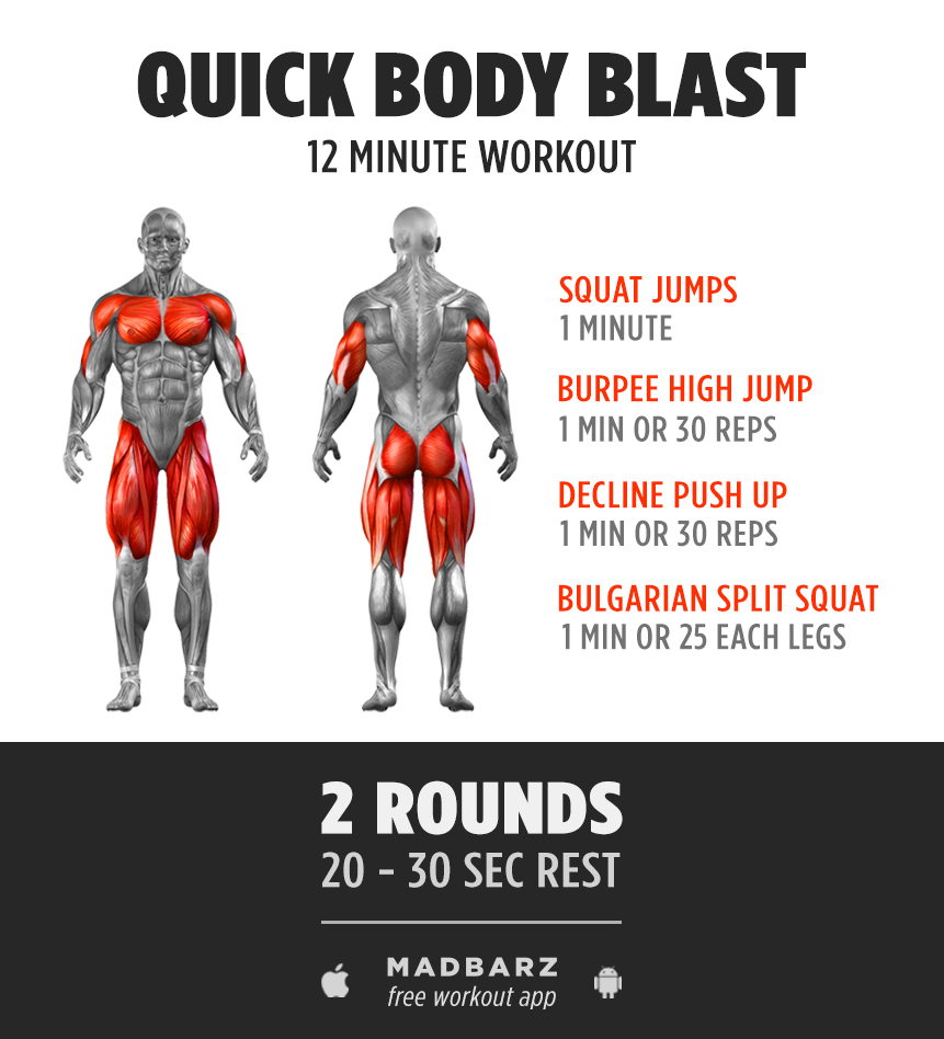 12-MIN BODY BLAST WORKOUT