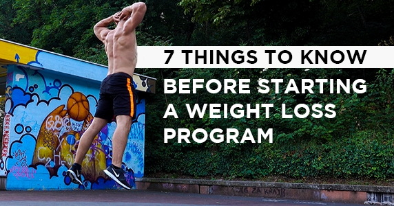 7 Things to know before starting a weight loss program