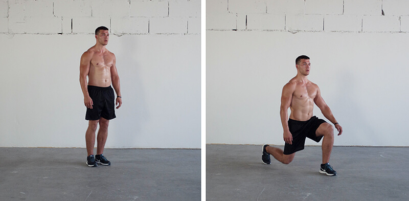 lunges results before and after