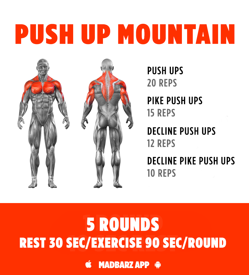 Push Up Challenge - Chest \u0026 Shoulders 
