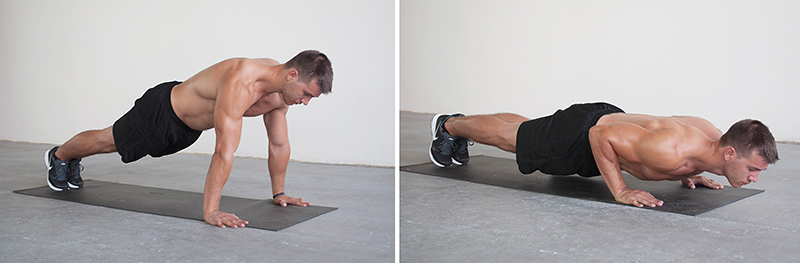 push up exercises at home