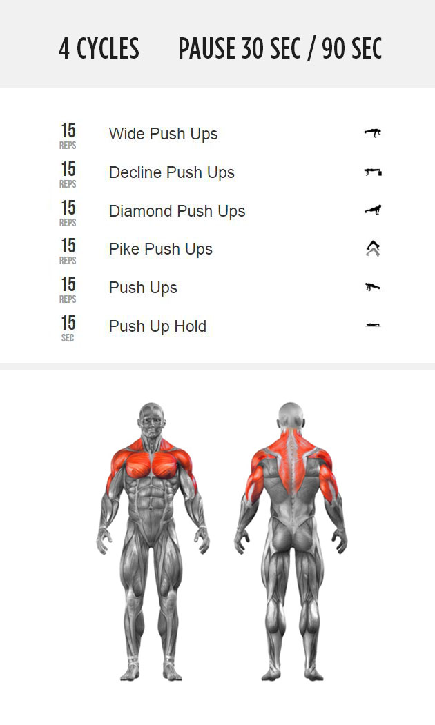 different push up workouts